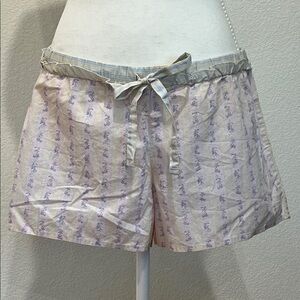Women's Soft Pink & Yellow Sleep Shorts